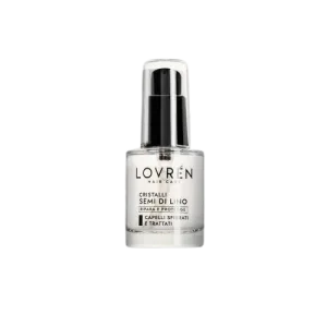 Elixir pentru par deteliorat Cristali Semi Di Lino, 30ml, Lovren