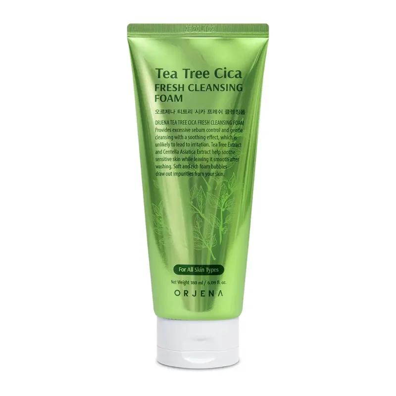 Spuma de curatare Tea Tree Cica Fresh Cleansing Foam, 180ml, Orjena — preț și oferte