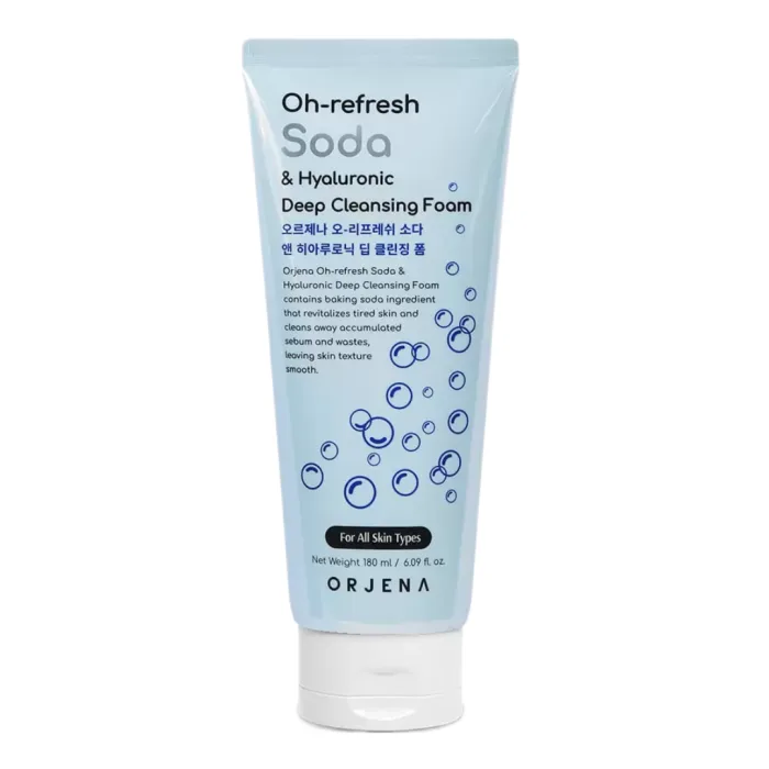 Spuma de curatare Oh-Refresh Soda&Hyaluronic, 180ml, Orjena — preț și oferte