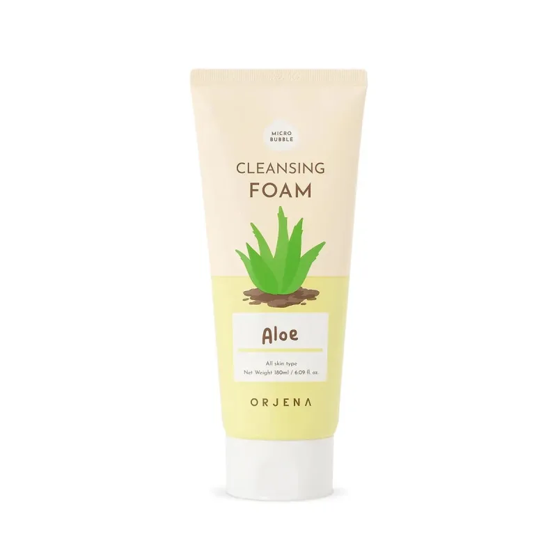 Spuma de curatare Smile Day Cleansing Foam Aloe, 180ml, Orjena — preț și oferte