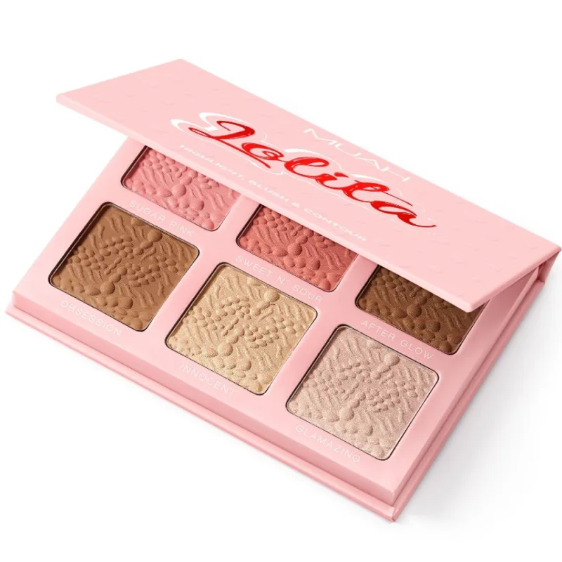 Paleta iluminator, blush si contur Lolita Muah, 18g, Cupio — preț și oferte