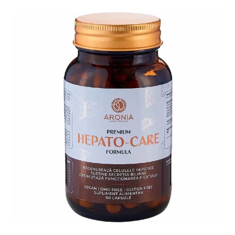 Premium Hepato-Care Formula, 60 capsule, Aronia Charlottenburg — preț și oferte