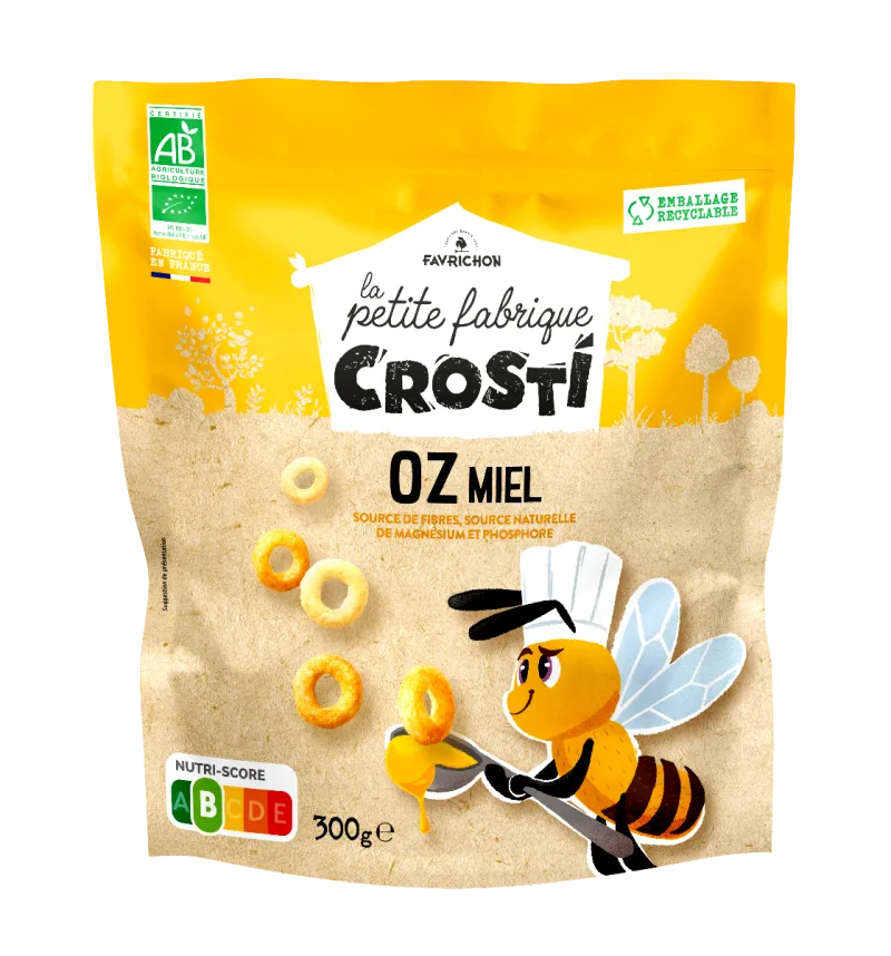 Ineluse expandate bio cu miere pentru copii, 300g, Crosti — preț și oferte