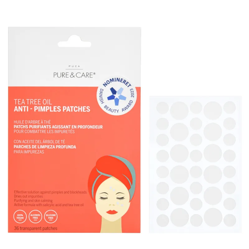 Plasturi hidrocoloidali anti-acnee, 36 bucati, Puca Pure&Care — preț și oferte