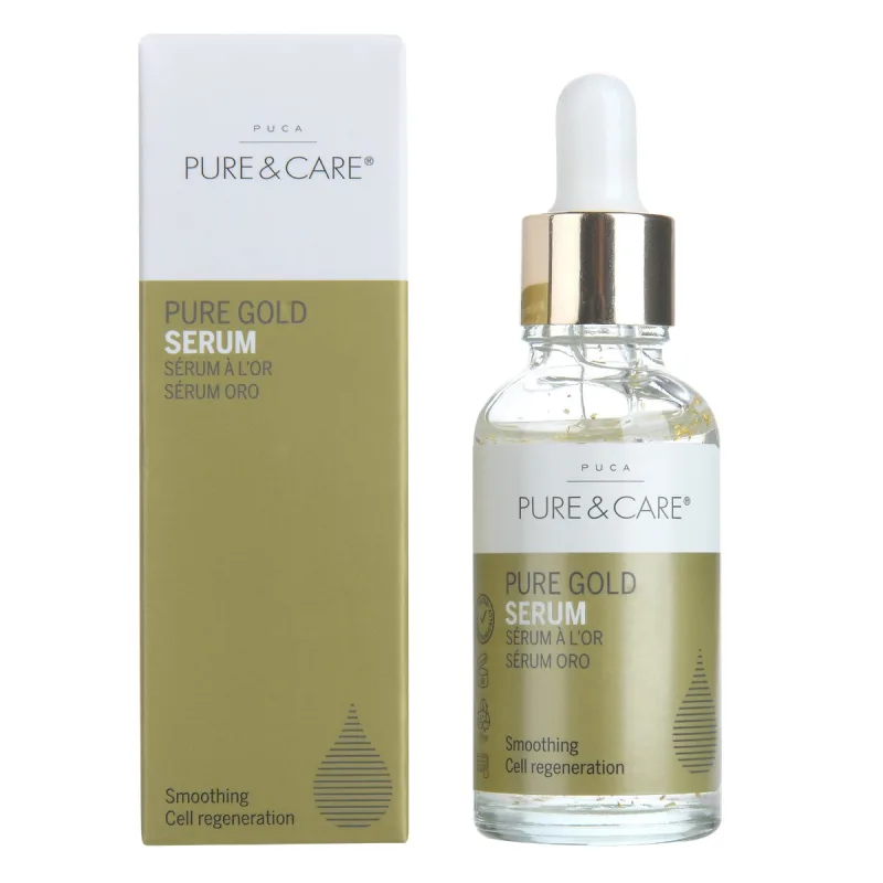 Ser hidratant cu extract de aur, 30ml, Puca Pure&Care — preț și oferte