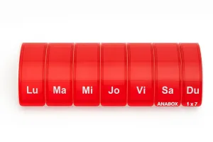 Organizator saptamanal pentru medicamente, 1 bucata, Anabox