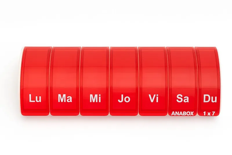 Organizator saptamanal pentru medicamente, 1 bucata, Anabox — preț și oferte