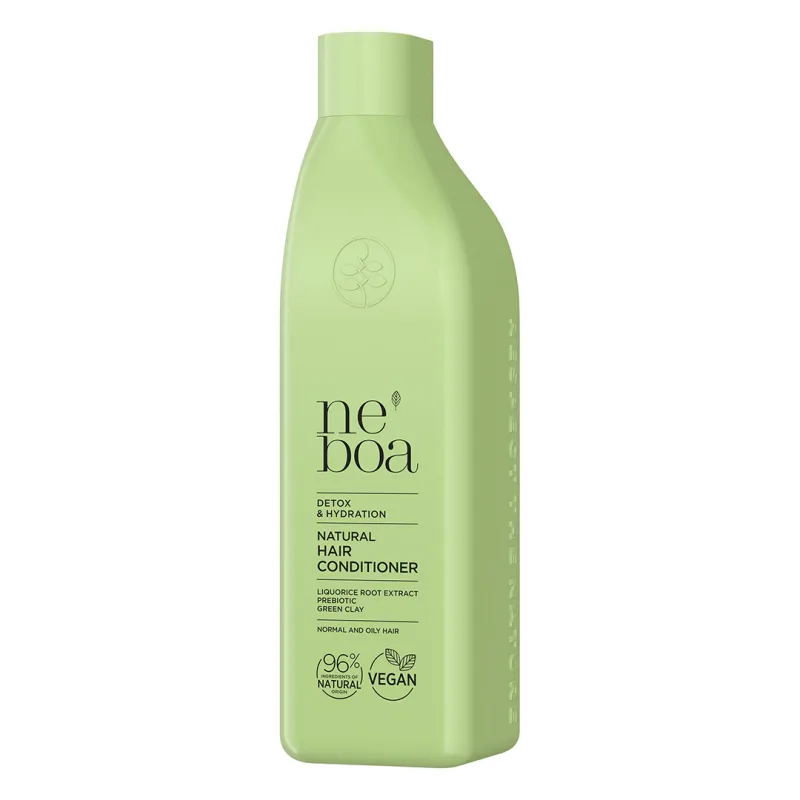 Balsam natural detoxifiant pentru par Detox & Hydration, 300 ml, Neboa — preț și oferte