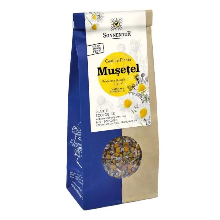 Ceai Bio Musetel ( Matricaria chamomilla ), 50g, Sonnentor — preț și oferte