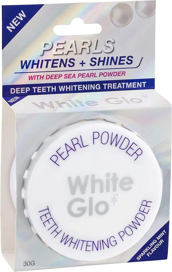 Pudra de albire a dintilor Pearl Powder, 30g, White Glo — preț și oferte