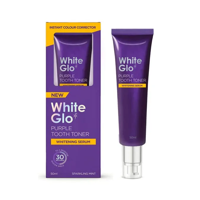 Ser pentru albirea dintilor Purple Tooth Toner, 50ml, White Glo — preț și oferte
