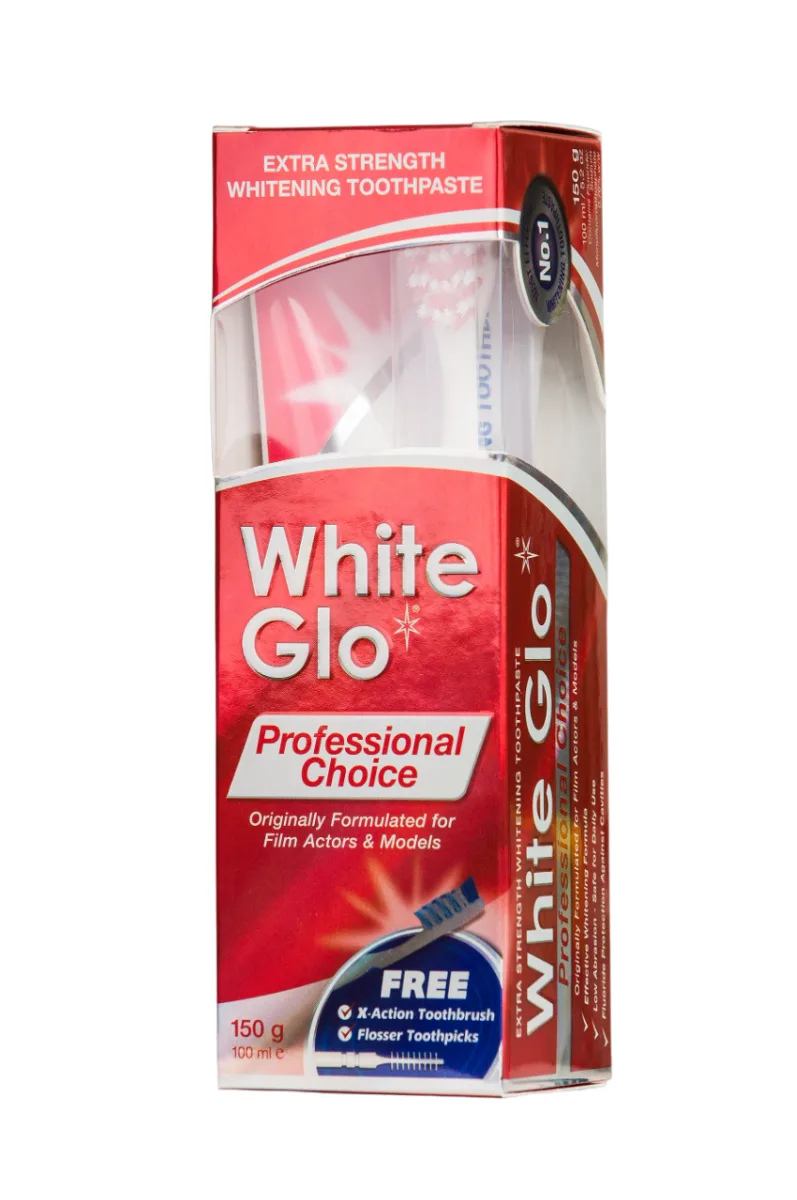 Pasta de dinti cu periuta Professional Choice, 100ml, White Glo — preț și oferte