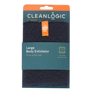Burete exfoliant mare pentru corp Sport, 1 bucata, Cleanlogic
