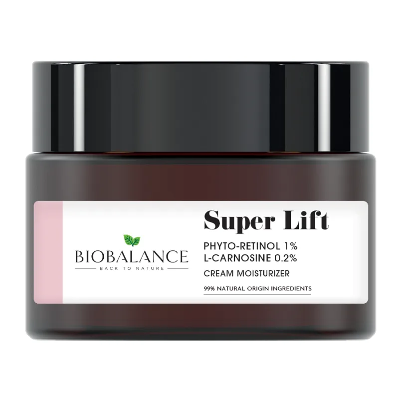 Crema hidratanta cu Fito-Retinol 1% + L-Carnosina 0.2% Super Lift, 50ml, Bio Balance — preț și oferte