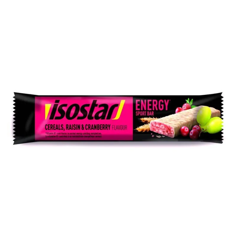 Baton energizant cu antioxidanti merisoare High Energy, 40g, Isostar — preț și oferte
