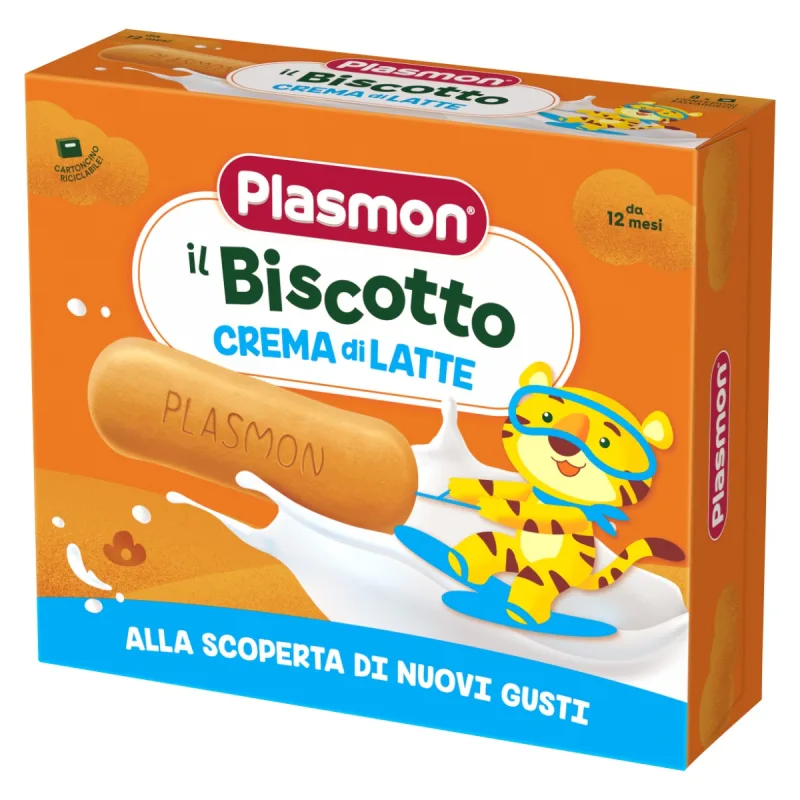 Biscuiti cu crema de lapte, 320g, Plasmon — preț și oferte