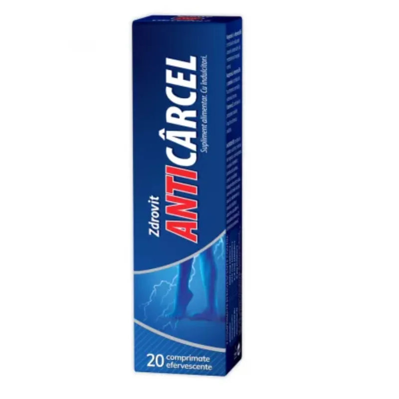 Anticarcel, 20 comprimate efervescente, Zdrovit — preț și oferte