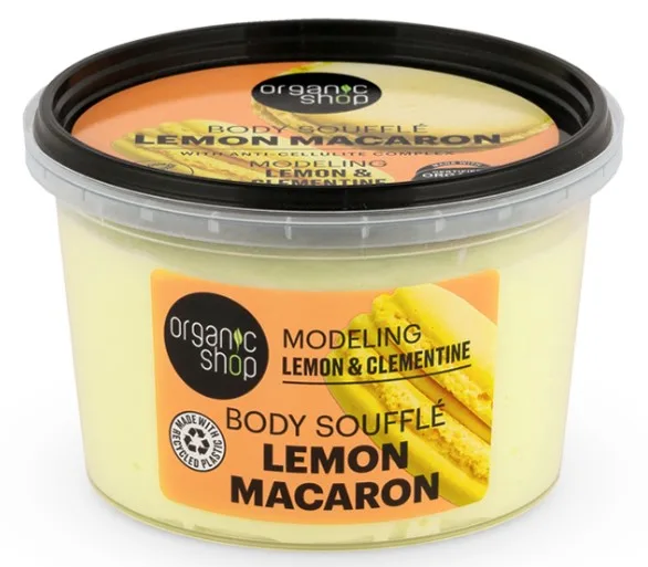 Souffle de corp cu lamaie si clementina Lemon Macaron, 250ml, Organic Shop — preț și oferte