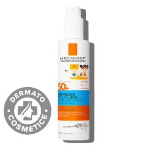 Spray invizibil cu protectie solara potrivit pentru pielea sensibila sau cu tendinta atopica a copiilor SPF50+ Anthelios UVMUNE 400 Dermo-Pediatrics, 200ml, La Roche-Posay