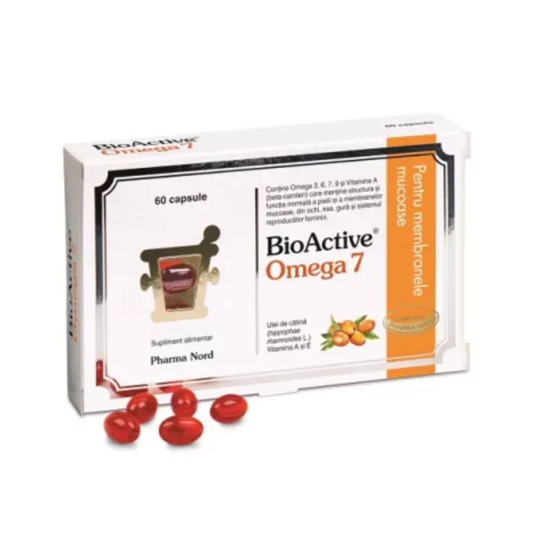 BIoActive Omega 7, 60 capsule, Pharma Nord — preț și oferte