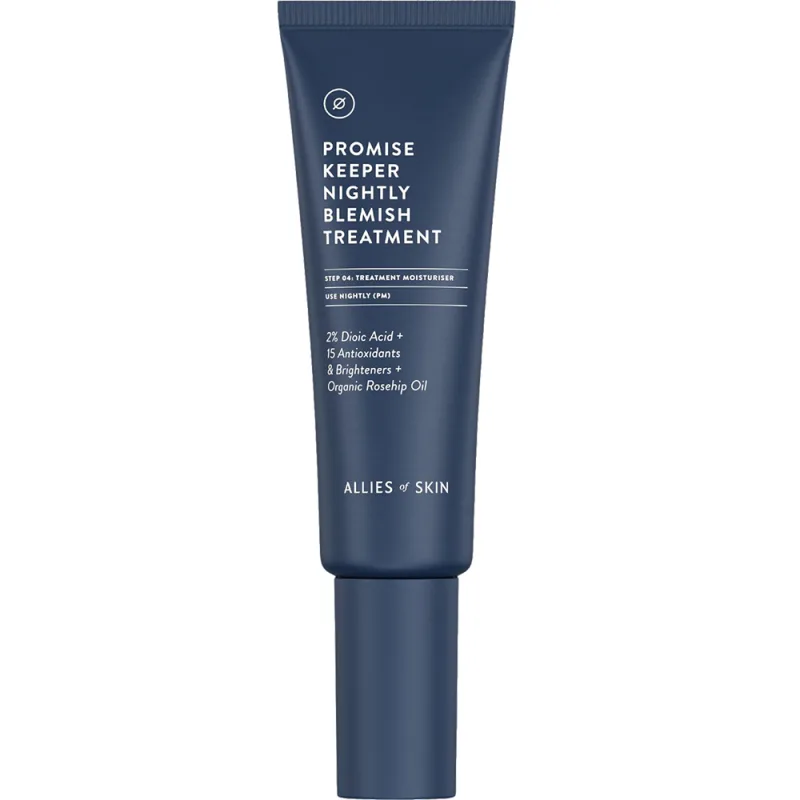 Masca de fata de noapte fara clatire pentru corectarea petelor Promise Keeper, 50ml, Allies of Skin — preț și oferte