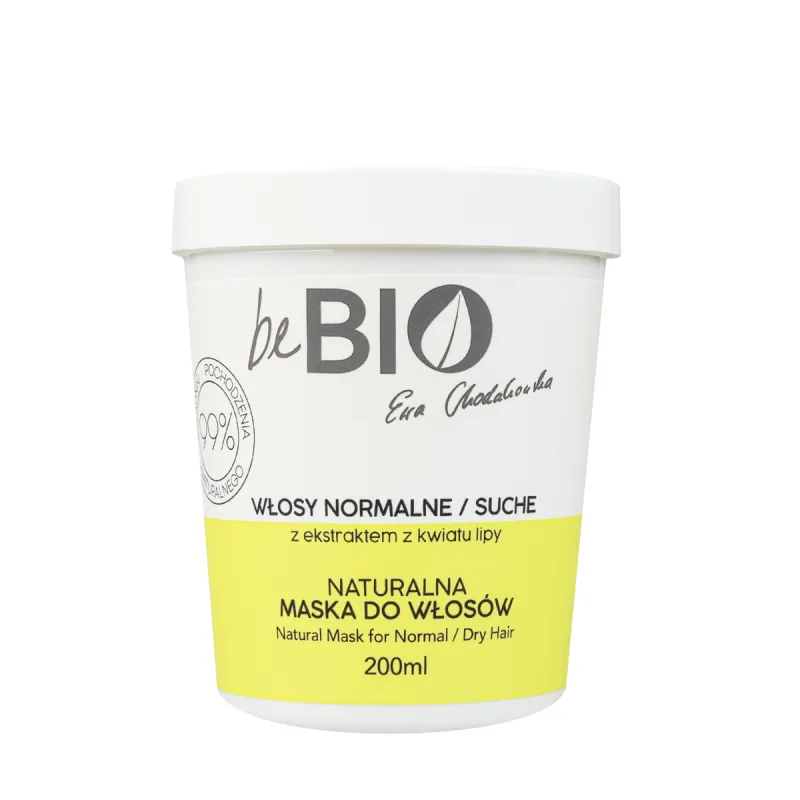 Masca pentru par normal si uscat, 200ml, BeBio — preț și oferte