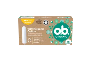 Tampoane organic normal, 16 bucati, O.B.