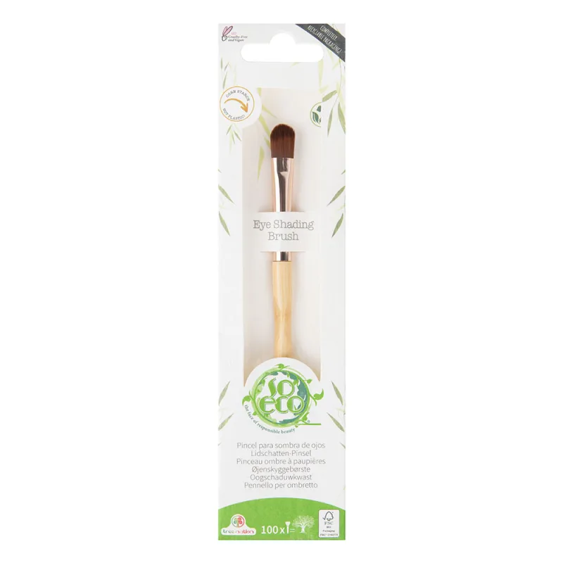 Pensula ecologica pentru fard de pleoape, 1 bucata, So Eco — preț și oferte