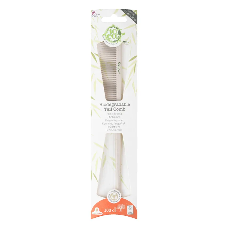 Pieptene ecologic biodegradabil cu coada, 1 bucata, So Eco — preț și oferte