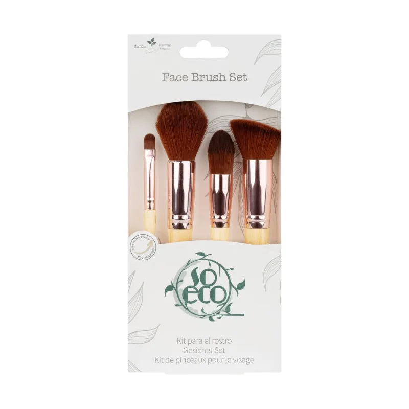Set 4 pensule ecologice pentru machiajul fetei, 1 bucata, So Eco — preț și oferte