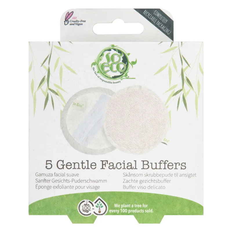 Set 5 dischete ecologice delicate pentru curatarea fetei, 1 bucata, So Eco — preț și oferte