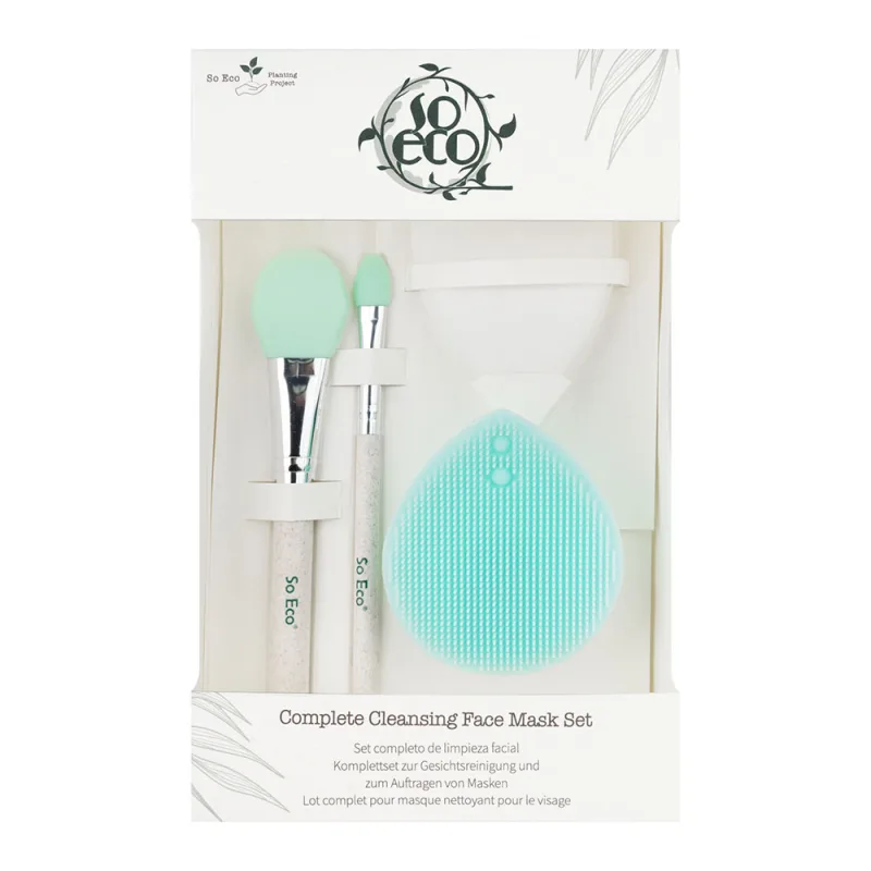 Set ecologic complet de curatare pentru masca de fata, 1 bucata, So Eco — preț și oferte