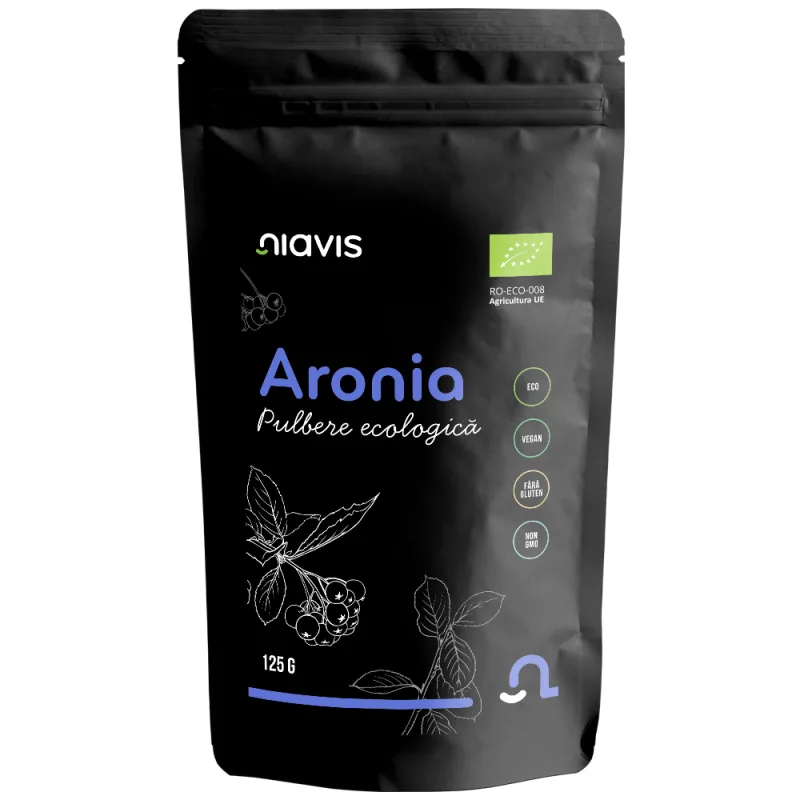 Aronia pulbere ecologica, 125g, Niavis — preț și oferte