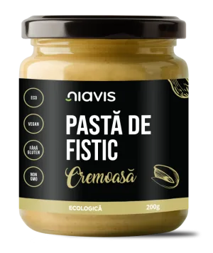 Pasta de fistic cremoasa, 200g, Niavis