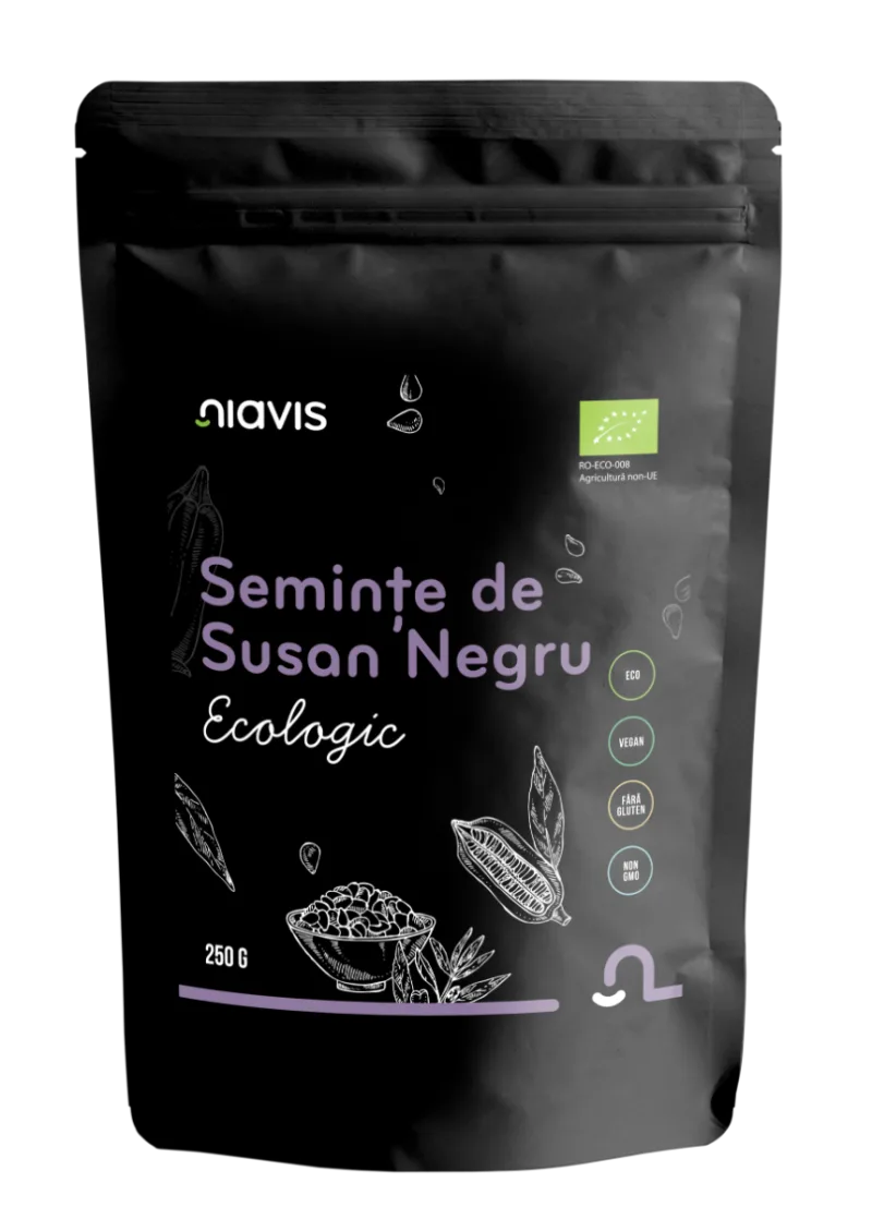Susan negru ecologic, 250g, Niavis — preț și oferte