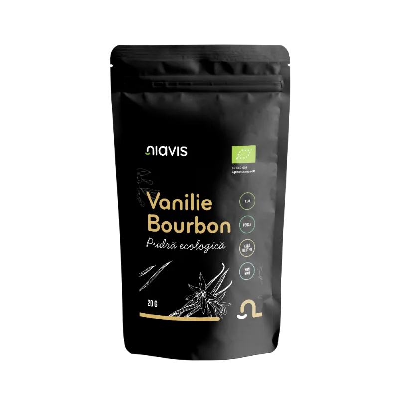 Pulbere bio de vanilie Bourbon, 20g, Niavis — preț și oferte
