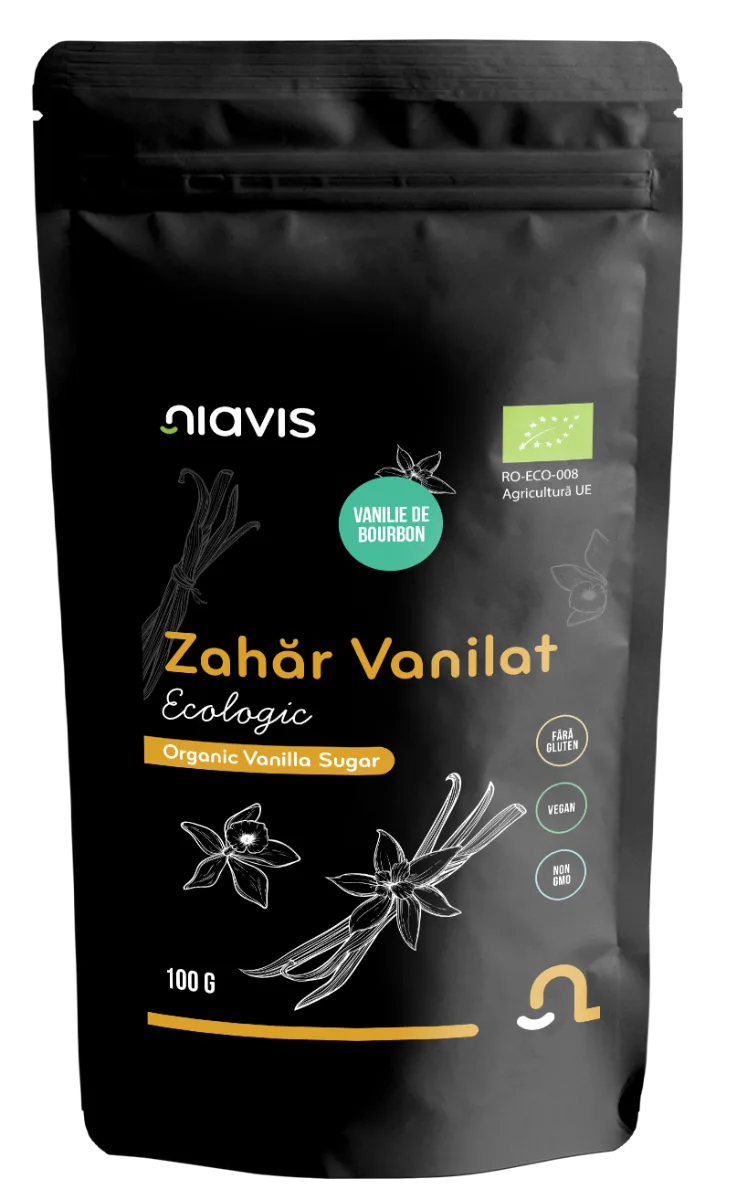 Zahar vanilat ecologic, 100g, Niavis — preț și oferte