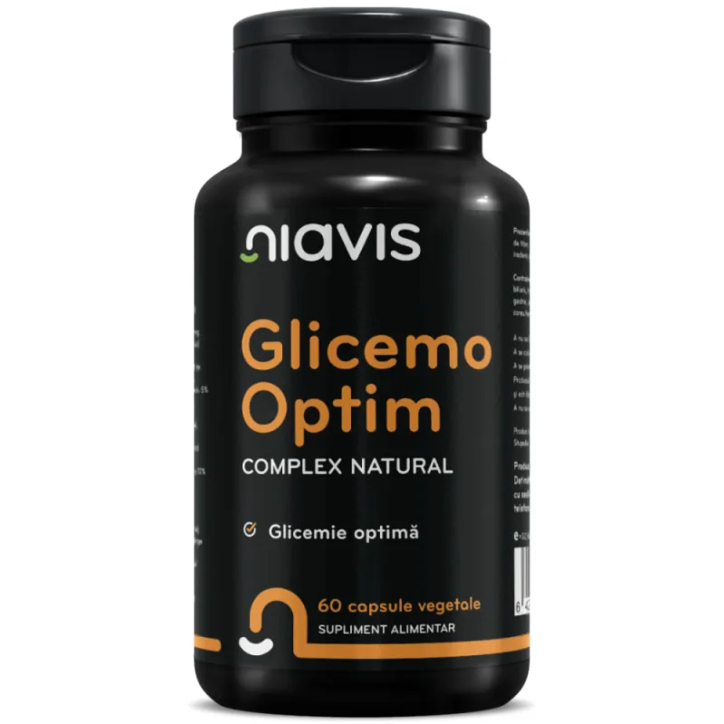 Complex natural Glicemo Optim, 60 capsule, Niavis — preț și oferte
