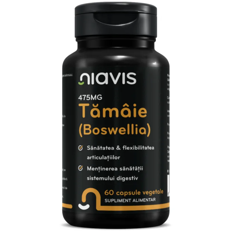 Extract de tamaie (Boswellia) 475mg, 60 capsule, Niavis — preț și oferte