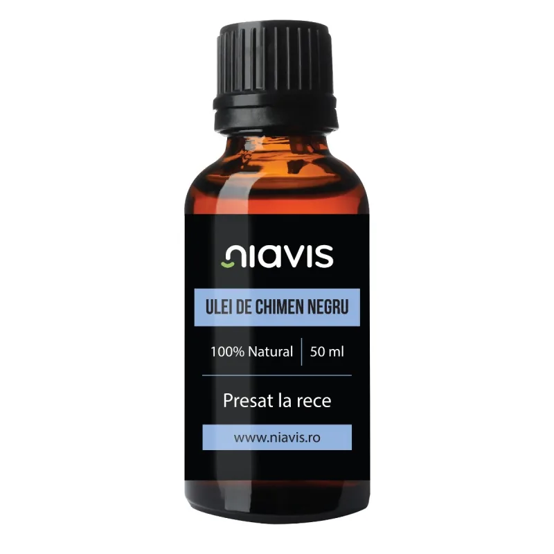 Ulei de chimen negru presat la rece, 50ml, Niavis — preț și oferte