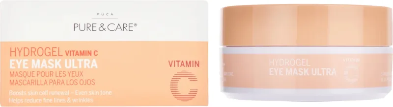 Plasturi hidrogel cu Vitamina C pentru ochi, 30 bucati, Puca Pure&Care — preț și oferte