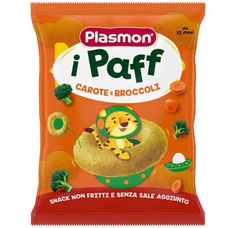 Pufuleti cu morcovi si broccoli +12 luni , 15g, Plasmon — preț și oferte