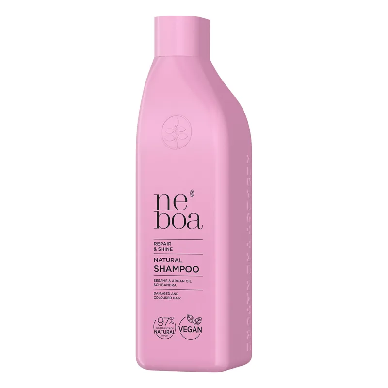 Sampon natural reparator pentru stralucire Repair & Shine, 300 ml, Neboa — preț și oferte
