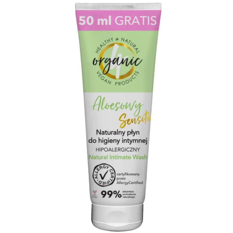 Gel intim Aloe, 200+50ml, 4Organic — preț și oferte