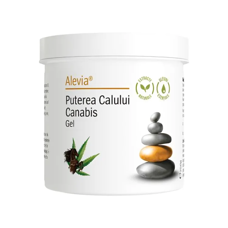 Gel cu canabis Puterea Calului, 250ml, Alevia — preț și oferte