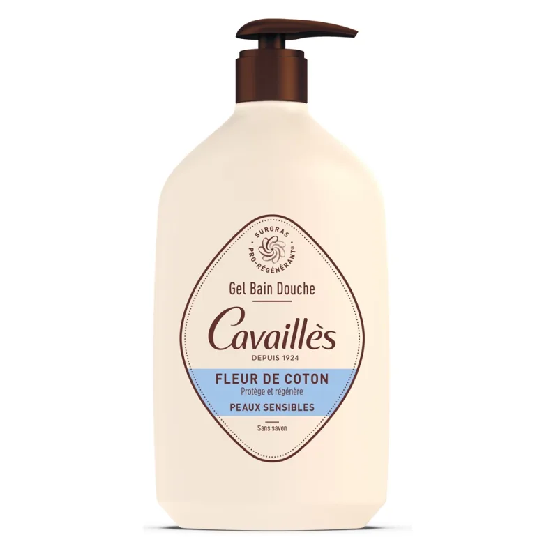 Gel de baie si dus cu floare de bumbac, 1l, Cavailles — preț și oferte