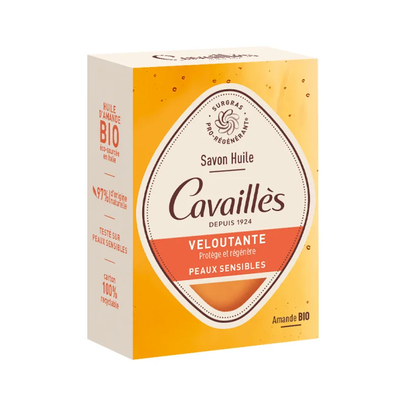 Sapun catifelant cu migdale bio, 100g, Cavailles — preț și oferte