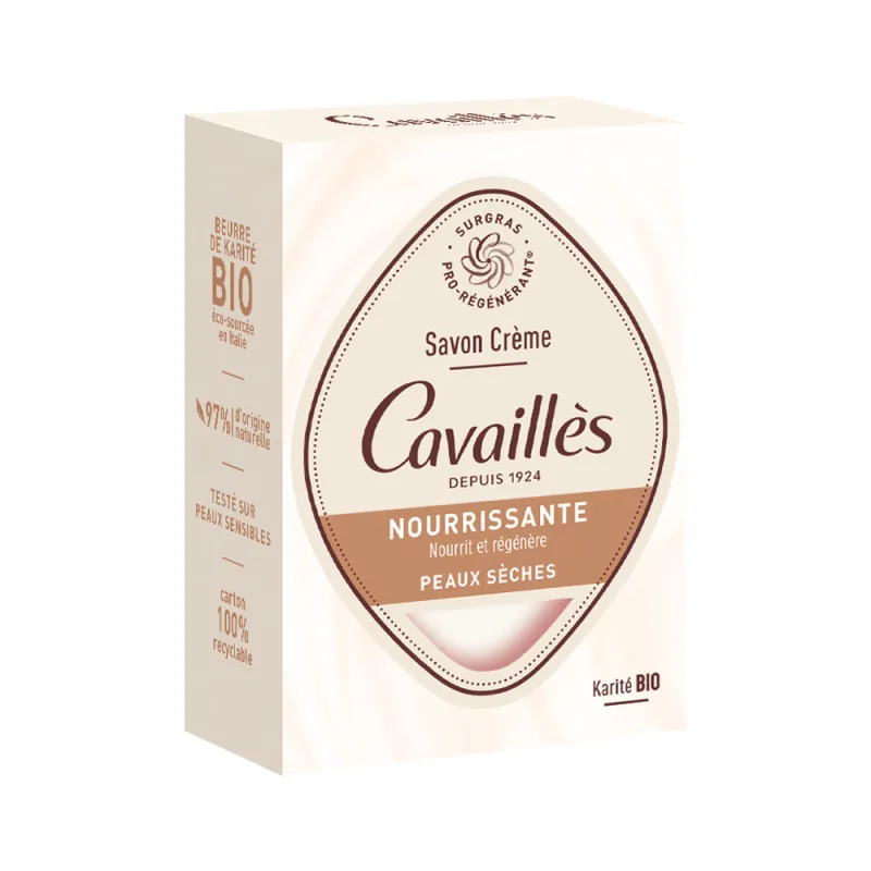 Sapun hranitor cu Karite bio, 100g, Cavailles — preț și oferte