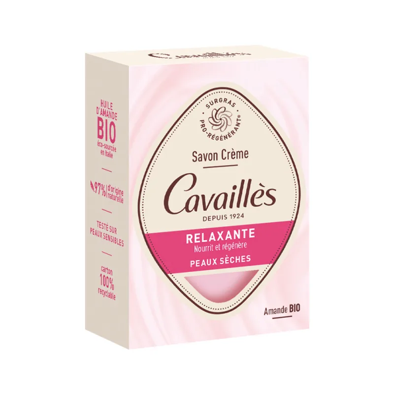 Sapun relaxant cu migdale bio, 100g, Cavailles — preț și oferte