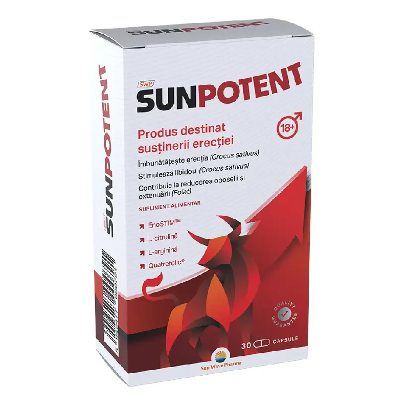 SunPotent, 30 capsule, Sun Wave SUN WAVE PHARMA — preț și oferte